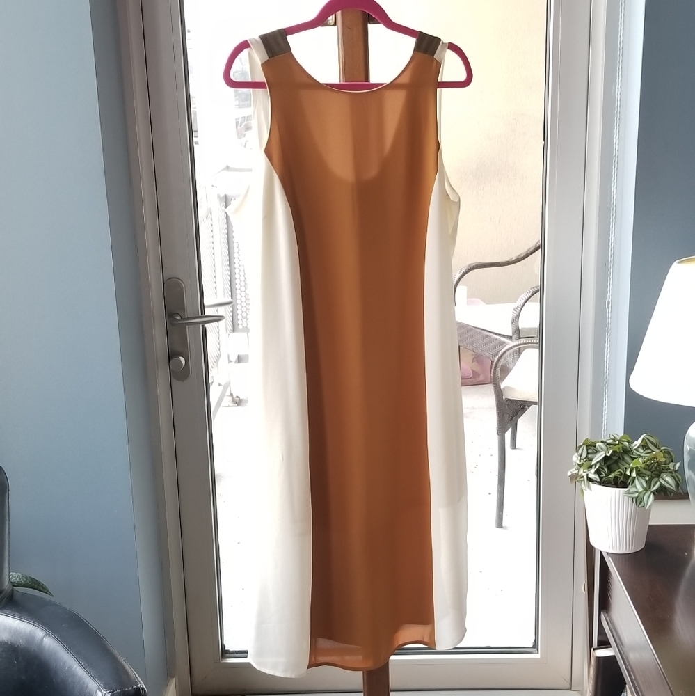 Forever 21 | Color block shift midi dress